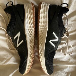 New Balance Black, White & Gum Trail Running Shoes
